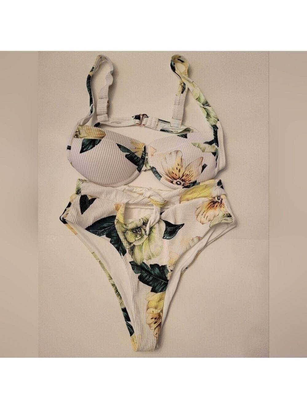 Floral Bikini Set Size Small Summer Beach